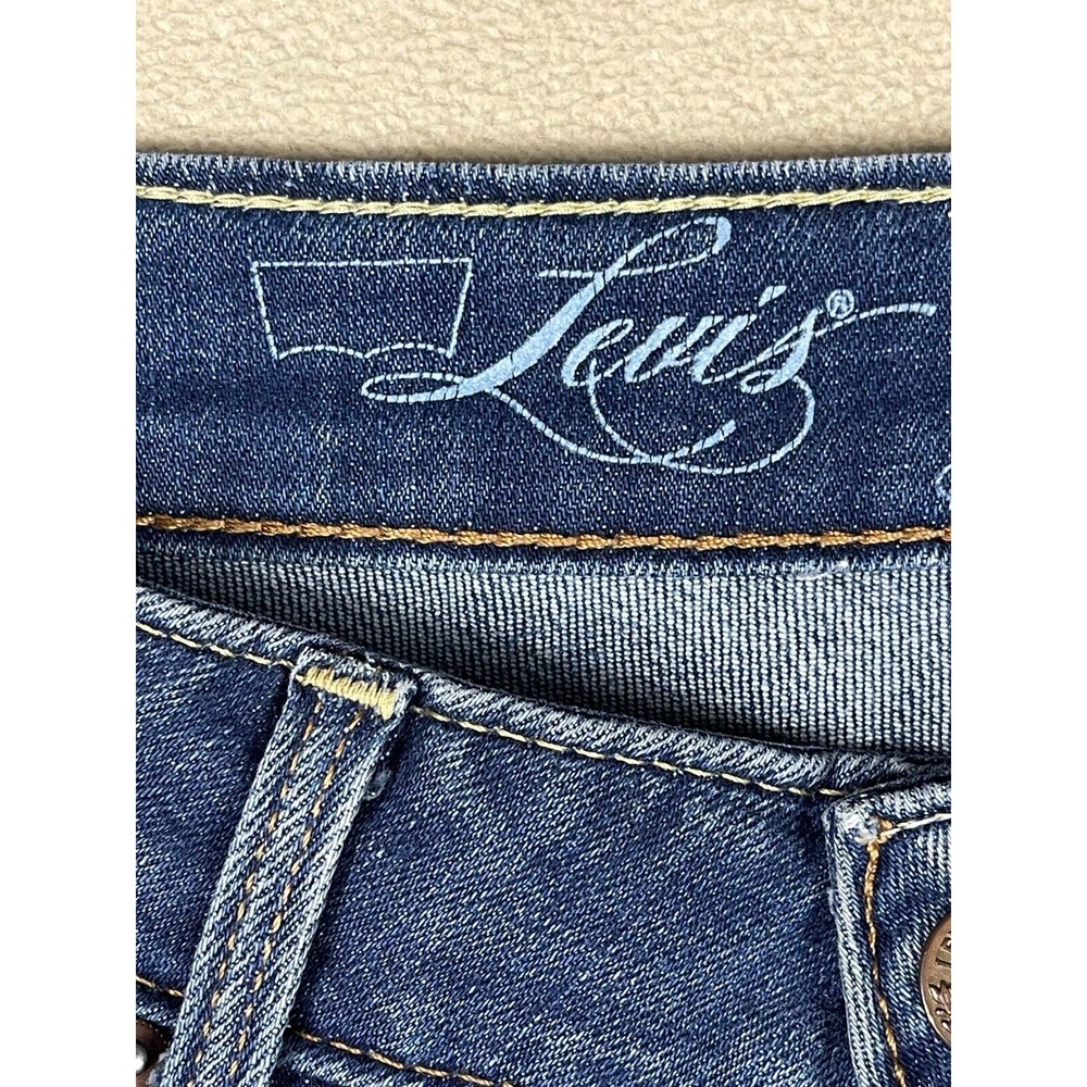 Levi's Board Curve Skinny Jeans Womens 30 Mid Rise Stretch Regular Fit Blue - Picture 7 of 11